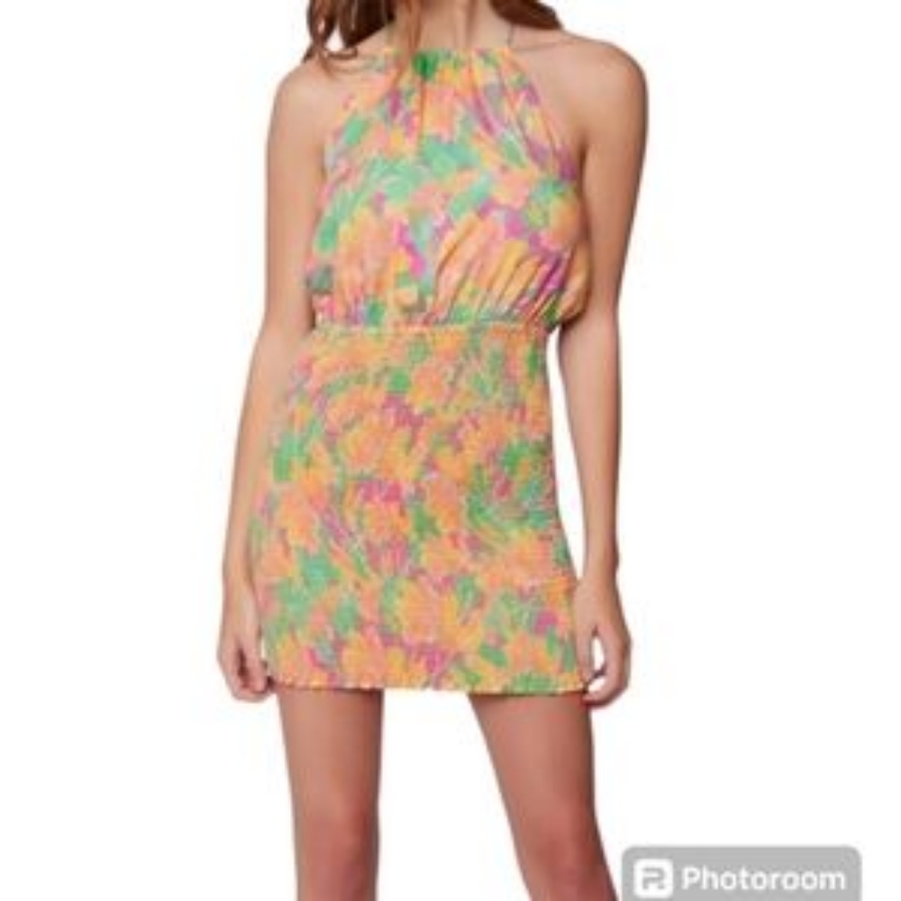 NWOT Lost + Wander Eternal Lights Mini Dress Abstract❤️